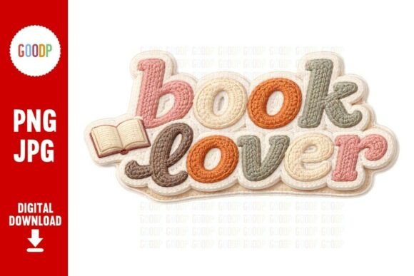 Cozy Book Lover Embroidery Patch
