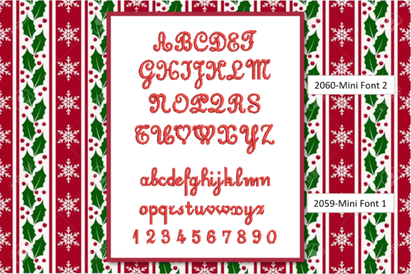 Mini Font 2: A Seasonal Embroidery Design Review