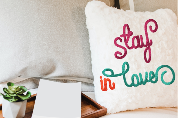Stay in Love Embroidery Lettering Review for Seasonal Use